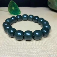 natural hetian cyan jade beads bracelet handcarved jade bangle real jade bracelets natural jade stone for women men