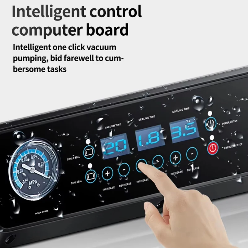 Вакуумный упаковщик пищевых продуктов с двойной камерой