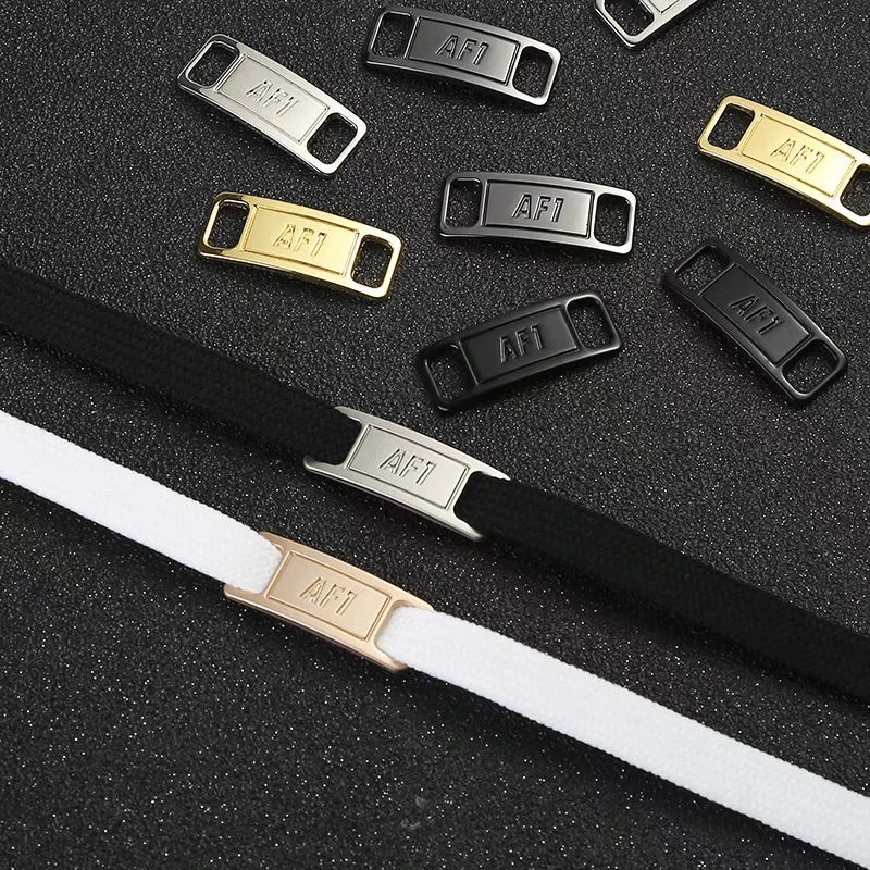 

1 Pair AF1 Shoe Buckle Rust-Free Metal Tag af1 Badge Shoe Accessories DIY Sneaker Kits Shoelace Buttons Decoration 16 Colors