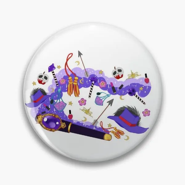 Pomefiore Tw Мягкая пуговица булавка для шляпы воротник забавная модная металлическая