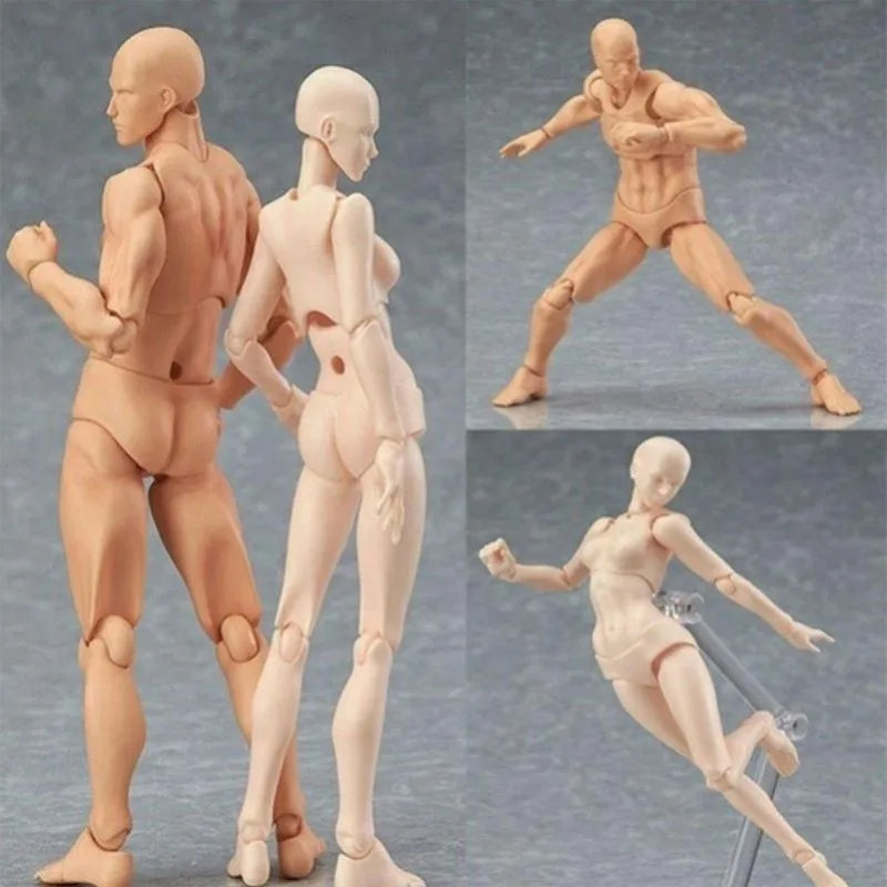 

Animation figma element body 2.0 painting props youth version skin color gray men and women joints can be hands-on model