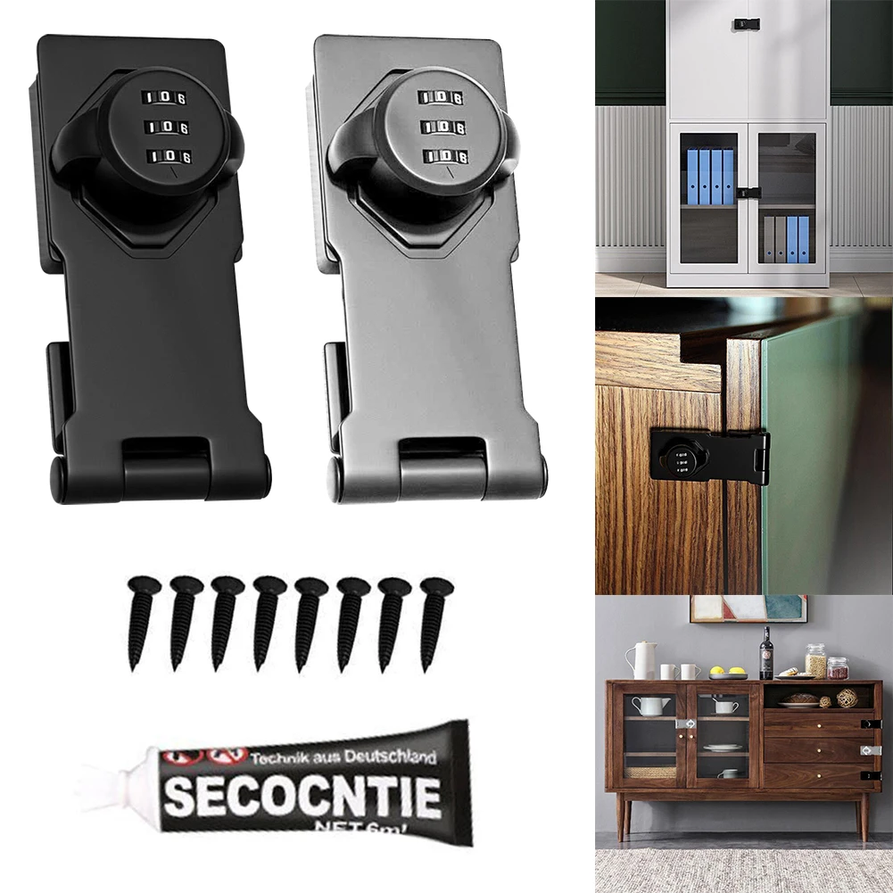 

Cabinet Password Locks No-punch Mechanical Combination Lock Anti-theft Drawer Locks File Mailbox Security Furniture Hardware