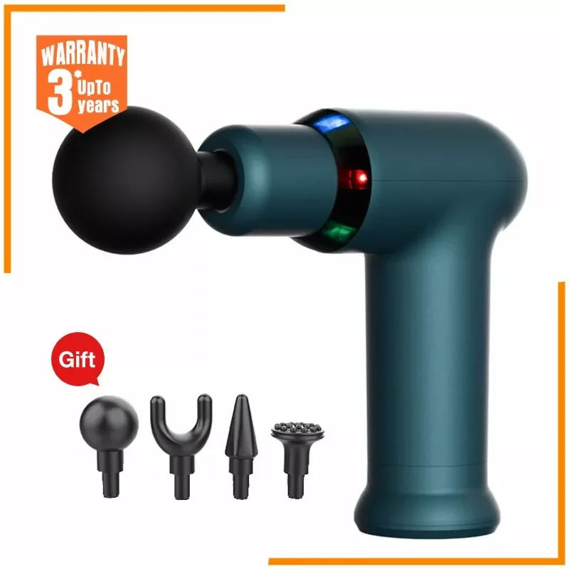 

NEW2023 Hot Compress Massage Gun, Cool LED Light, Massager, Deep Tissue Muscle Neck Body and Back Relaxation