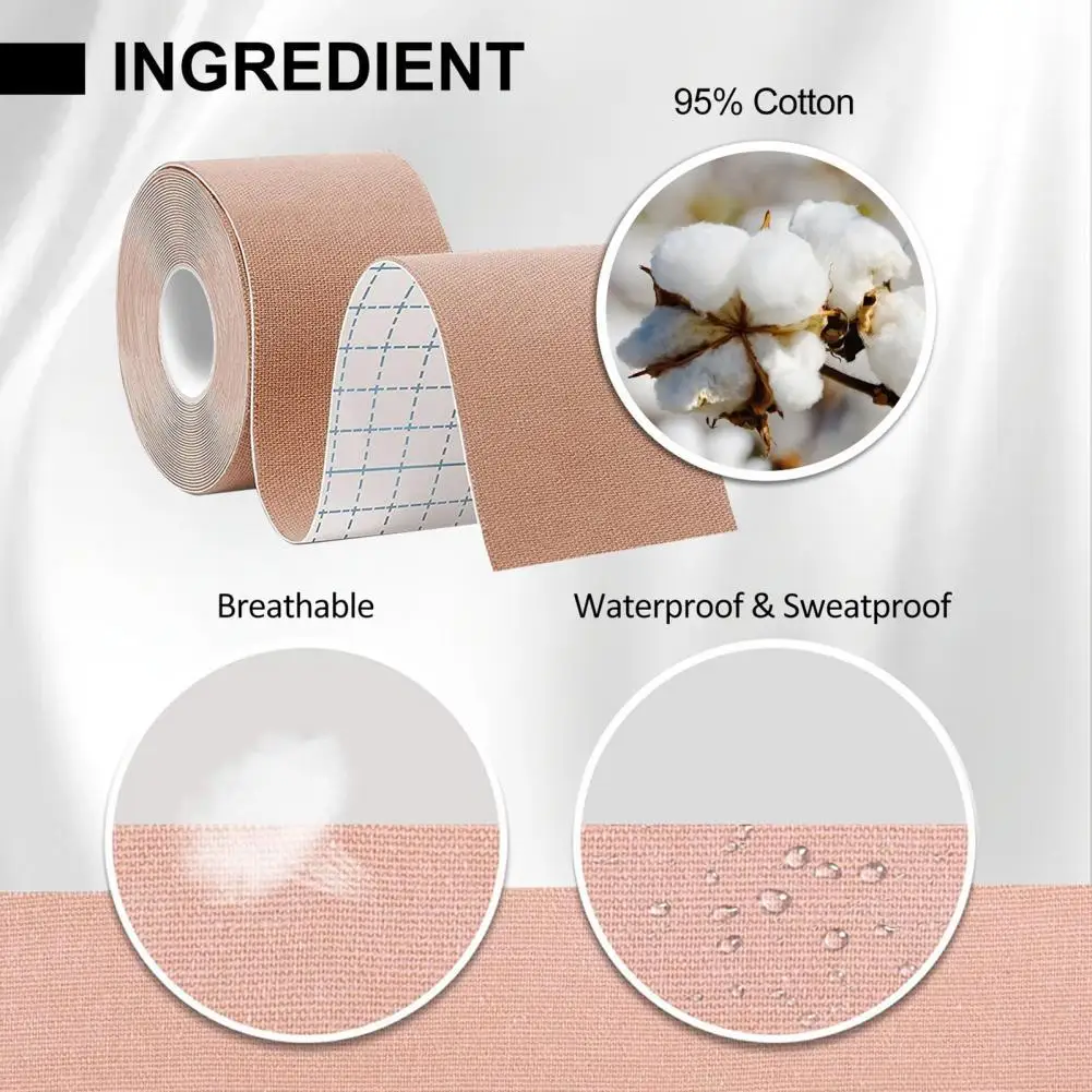 

Lightweight Useful Sports Injury Muscle Strain Protection Tapes Beneficial Elastic Stickers Wide Application for Workout