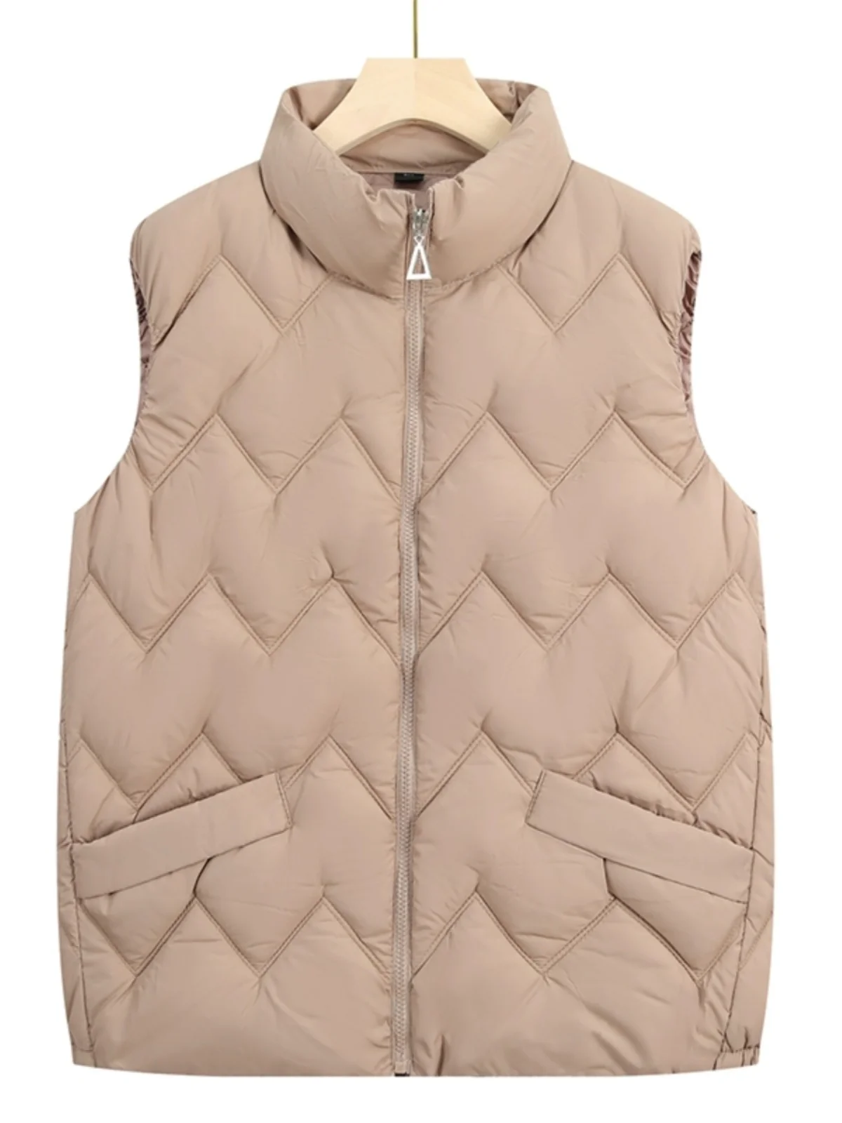 Middle-Aged and Elderly Mothers Winter Vest Lightweight Thickened down Jacket Cotton-padded Clothes Women New Western...