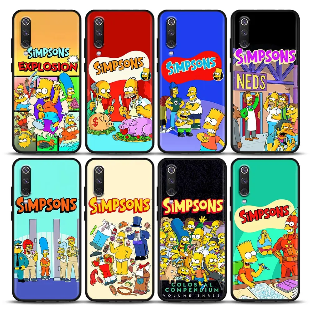

Cute The Simpsons Funny Comics Anime Phone Case For Xiaomi Mi A2 8 9 SE 9T 10 10T 10S CC9 E Note 10 Lite Pro Cover Fundas Coques