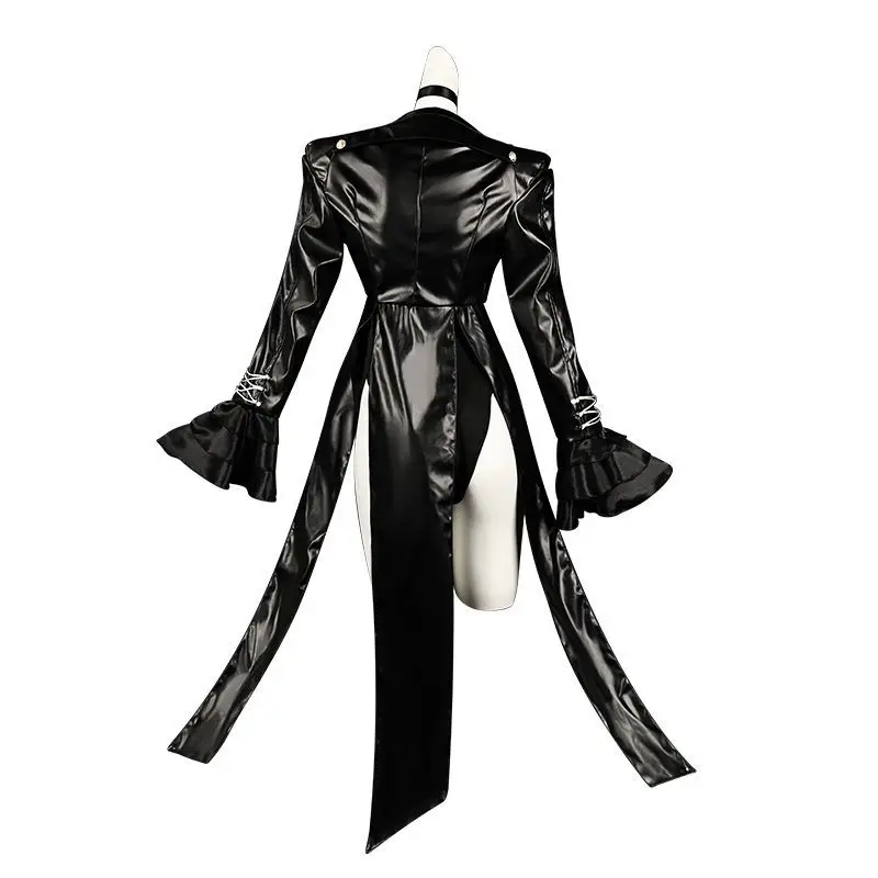 Фото Игра Royal Kasumi Yoshizawa Косплей Костюм P5R VIOLET Sumire Yoshizawa Комбинезоны из искусственной кожи Пальто Женские сексуальные костюмы для Хэллоуина №3