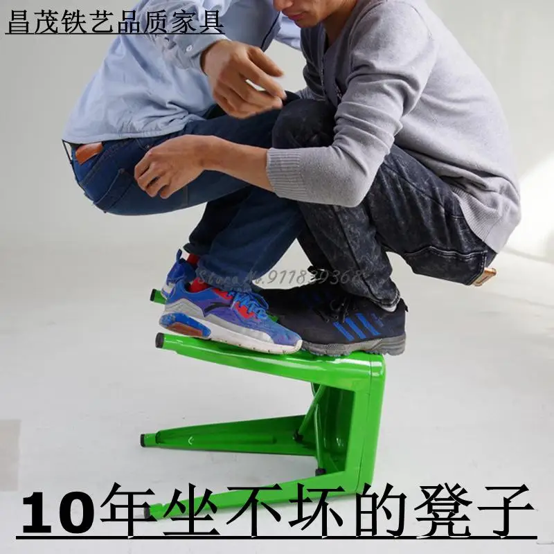 Железная табуретка Модный Железный квадратный металлический барный стул с