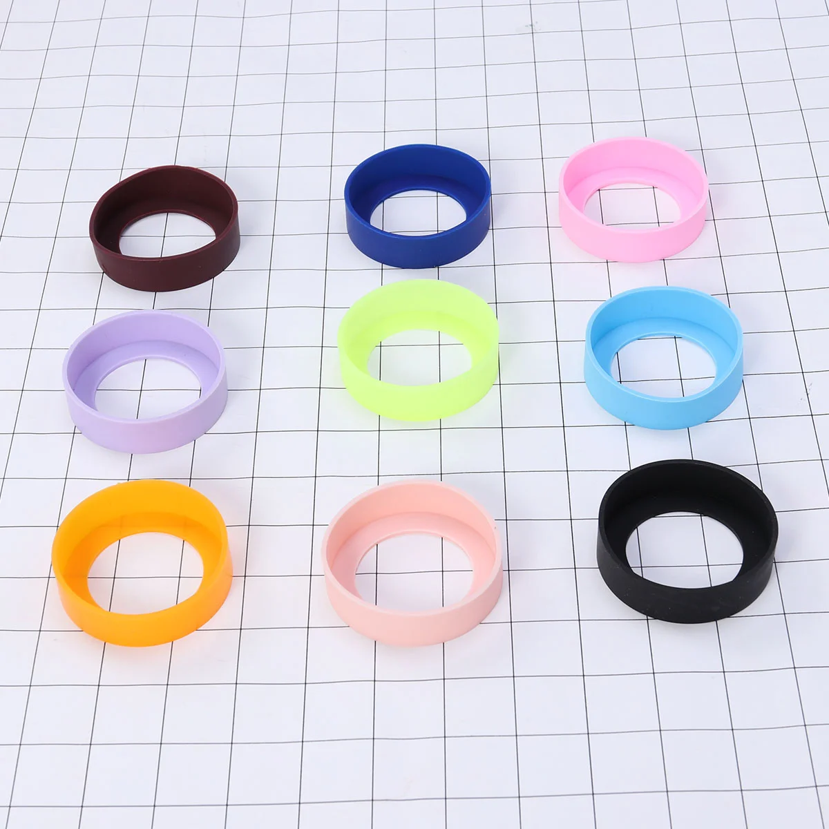 

Coaster Silicone Bottom Sleeve Cup Water Mat Bottles Bottle Mug Anti Cover Boot Insulation Pads