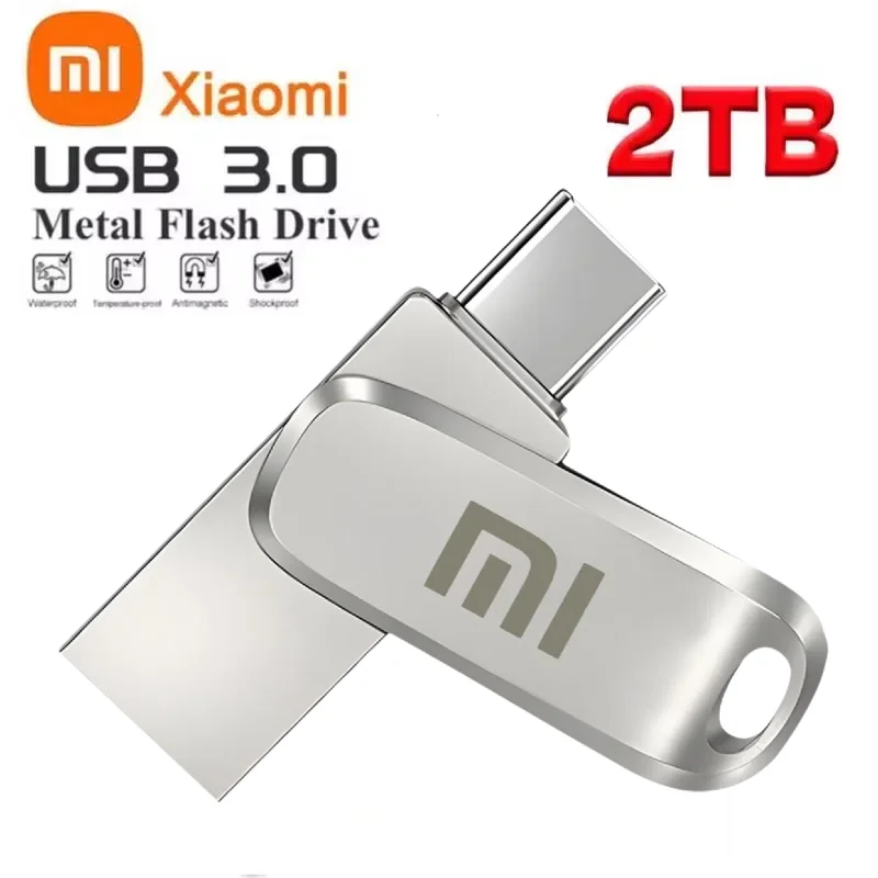 USB-накопитель Xiaomi высокоскоростной флэш-накопитель 2 ТБ 1 USB 3. 0 Память 512 ГБ
