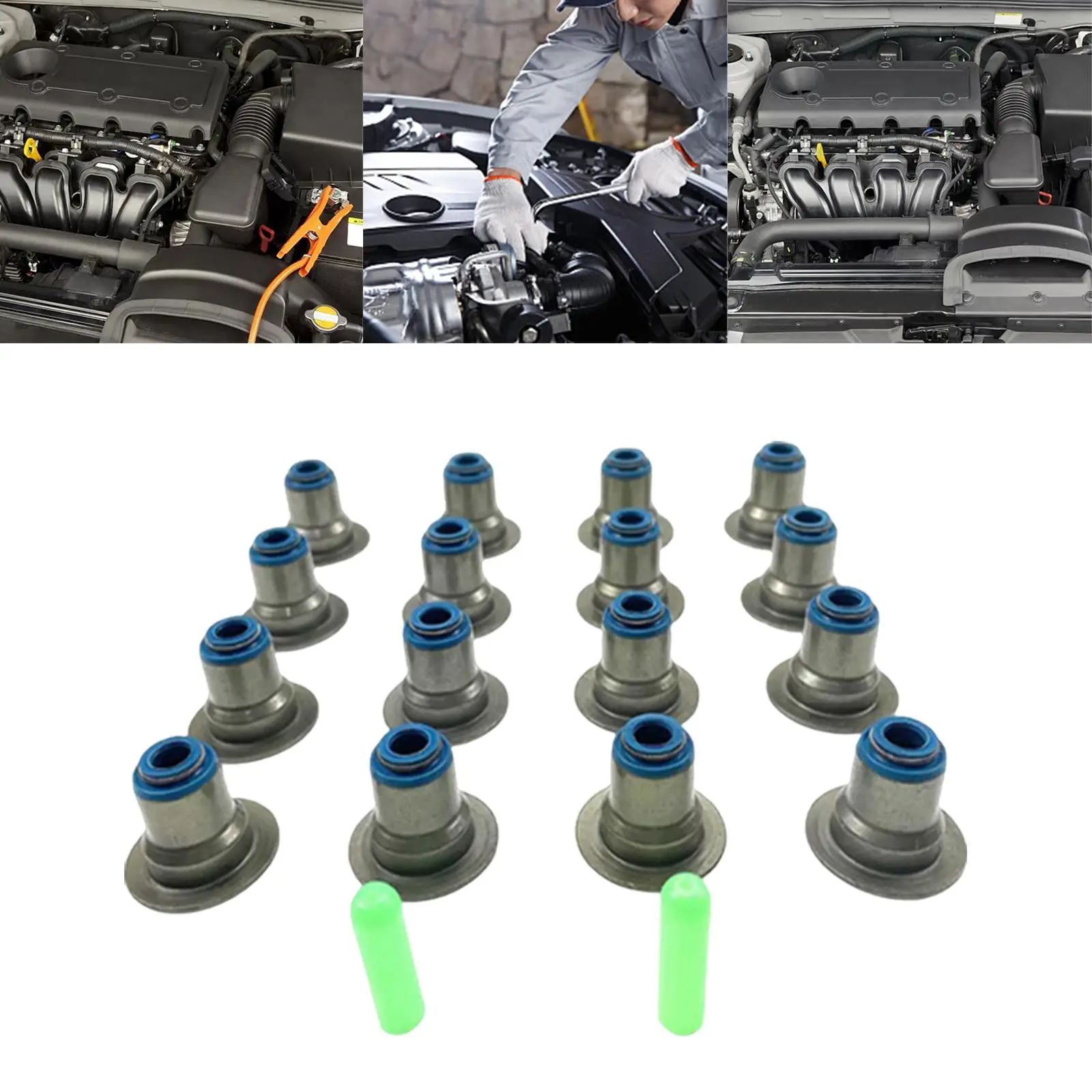 16 уплотнений автомобильного клапана 12482063 Комплект металлический подходит для LS6