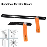 816 inch movable angle finder sliding t bevel gauge level metric british metal aluminium alloy woodworking measuring tool ruler