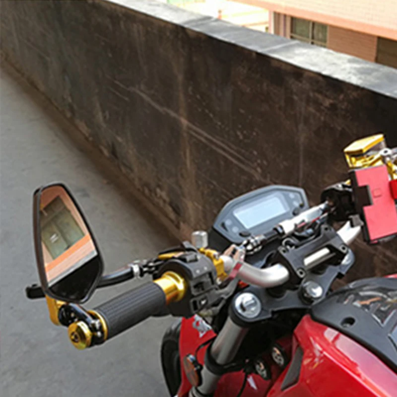 

Зеркало заднего вида мотоциклетное модифицированное, из углеродного волокна