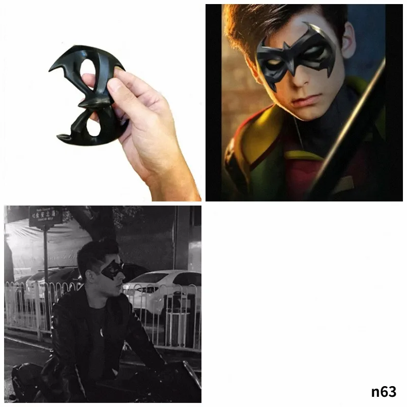 Фото Новая маска-повязка на глаза для косплея Nightwing для вечеринки на Хэллоуин и Рождества Try86 №1