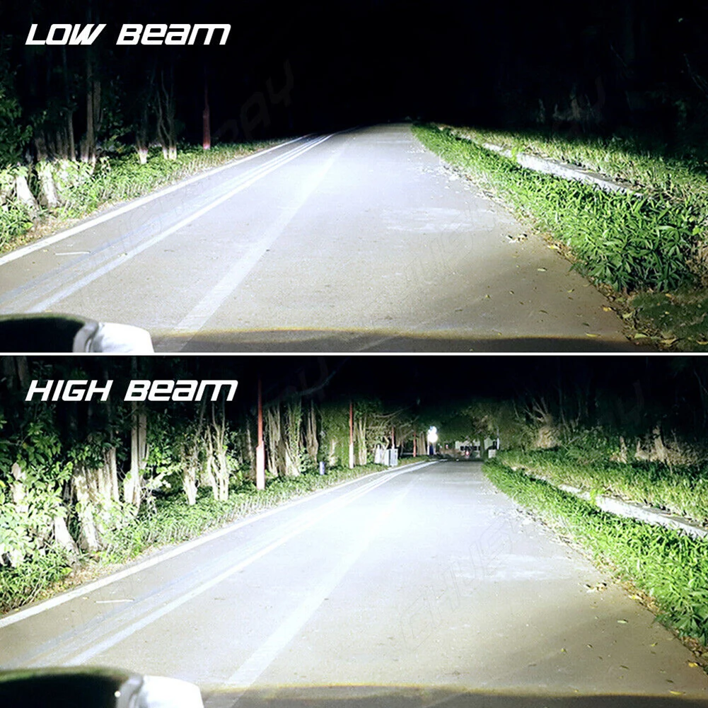 

2pcs 9007 HB5 CSP LED Headlight Bulbs Conversion Kit High Low Beam 6000K Car Led Headlight Accessories Signal Lamp