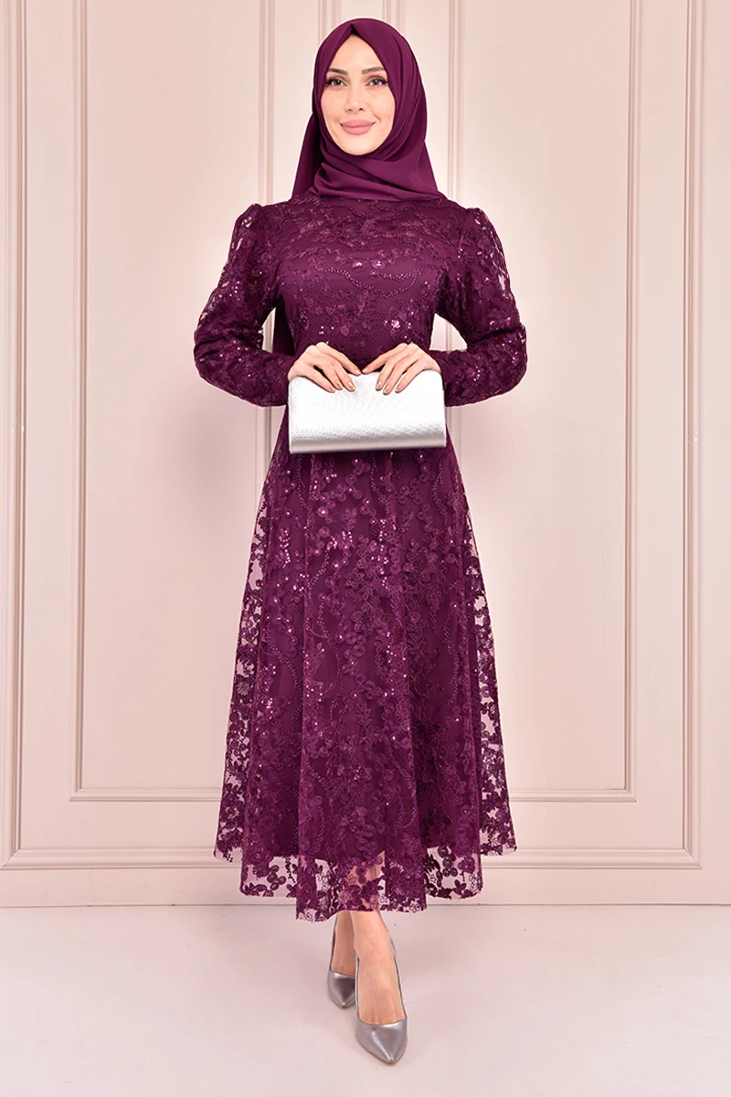 

Gupure Detail Dress Murdum KBR10029