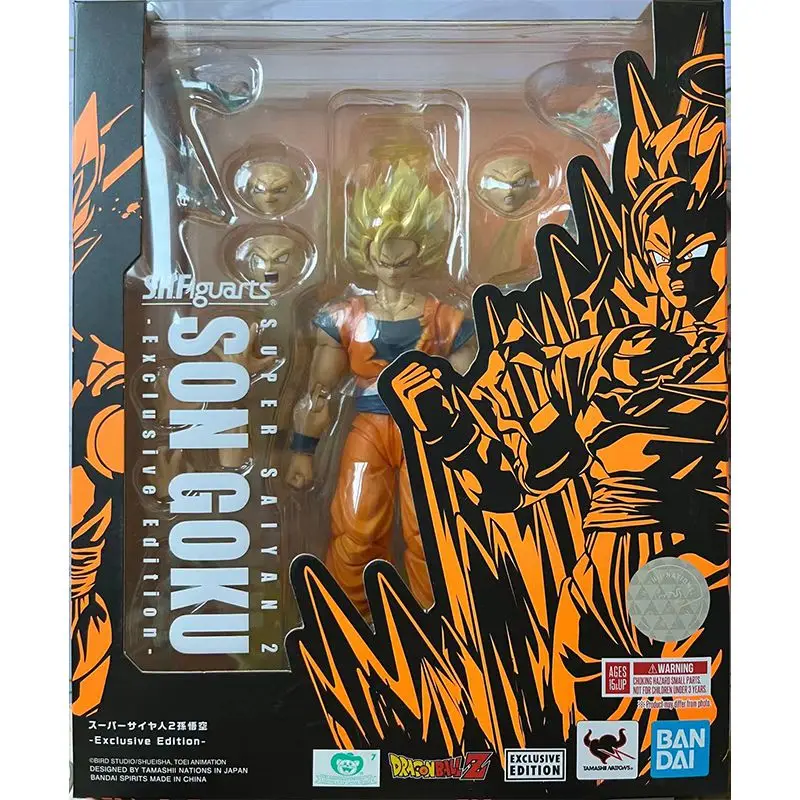Original BANDAI S.H.Figuarts Super Saiyan 2 Son Goku 2022 Exclusive Dragon Ball Z In Stock Anime Action Collection Figures Model