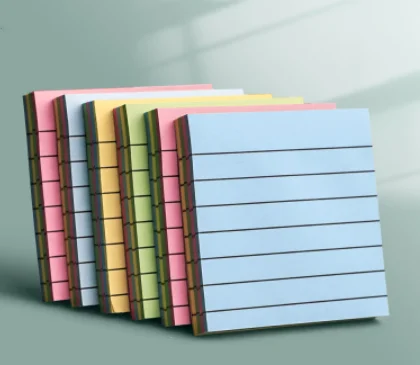 100 листов самоклеящиеся блокноты для заметок с горизонтальными линиями - купить