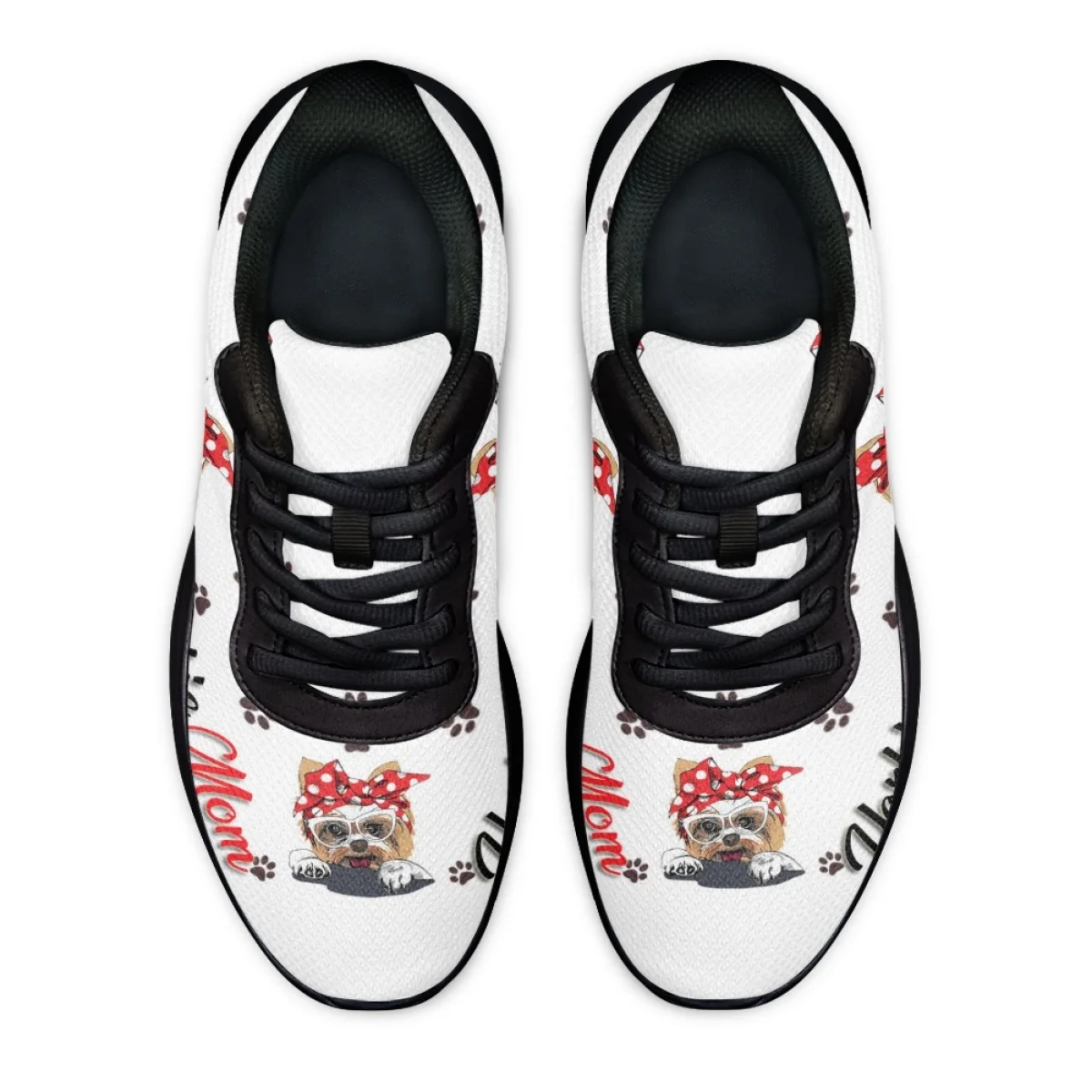 Женская обувь для тренировок и йоги с мультяшным рисунком симпатичных щенков