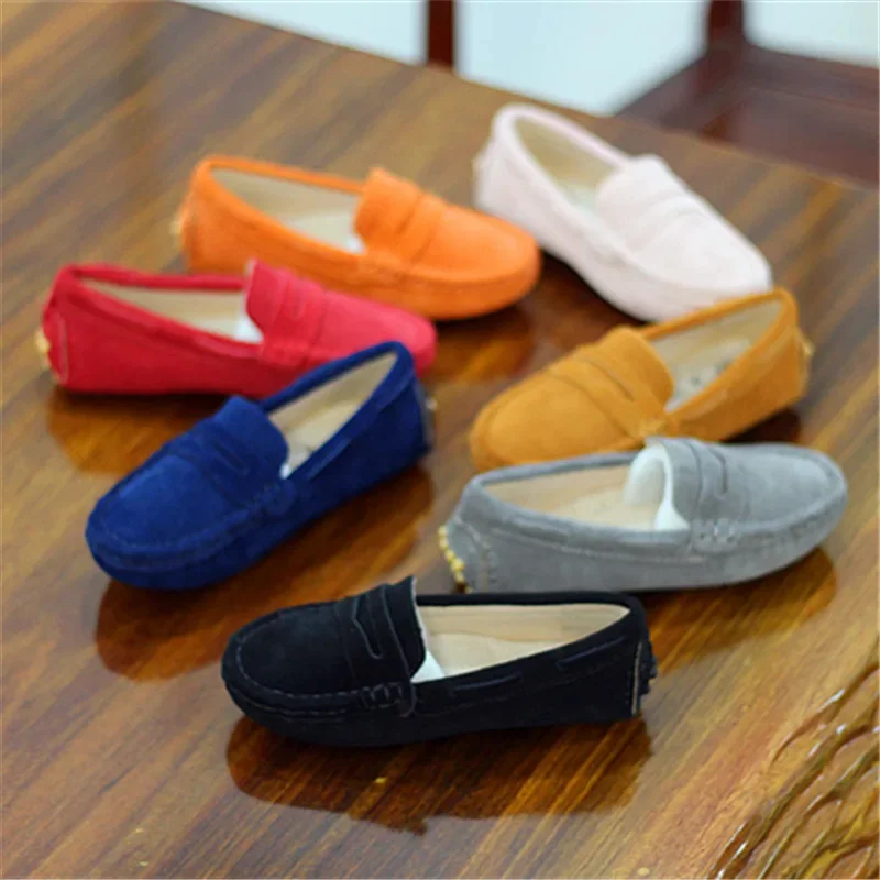 

Children's Genuine Leather Moccasins Shoes Boys Kids Loafer Sneakers 2023 Spring Summer Moccasin Girls Casual Shoes Toddler Baby
