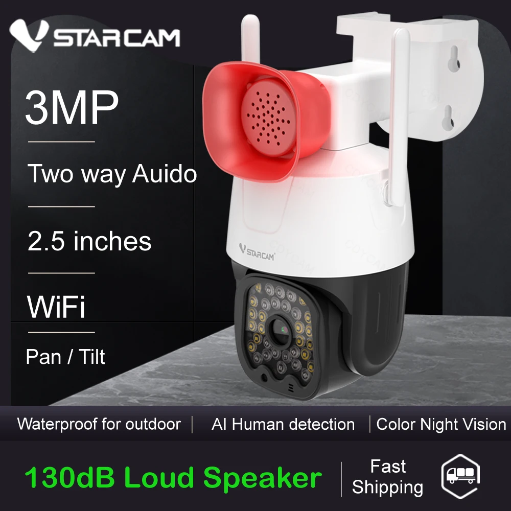 IP-камера Vstarcam CS666 3 Мп PTZ 2 5 дюйма |