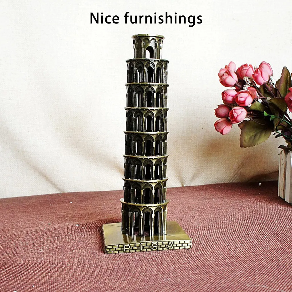 

Tour Souvenir Vintage Italy The Leaning Tower of Pisa Souvenir Metal Model