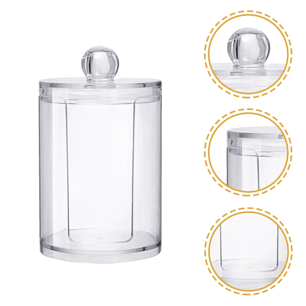 

Qtips Box Cocktail Picks Holder Qtips Storage Organizer Pad Dispenser Makeup Pads Container