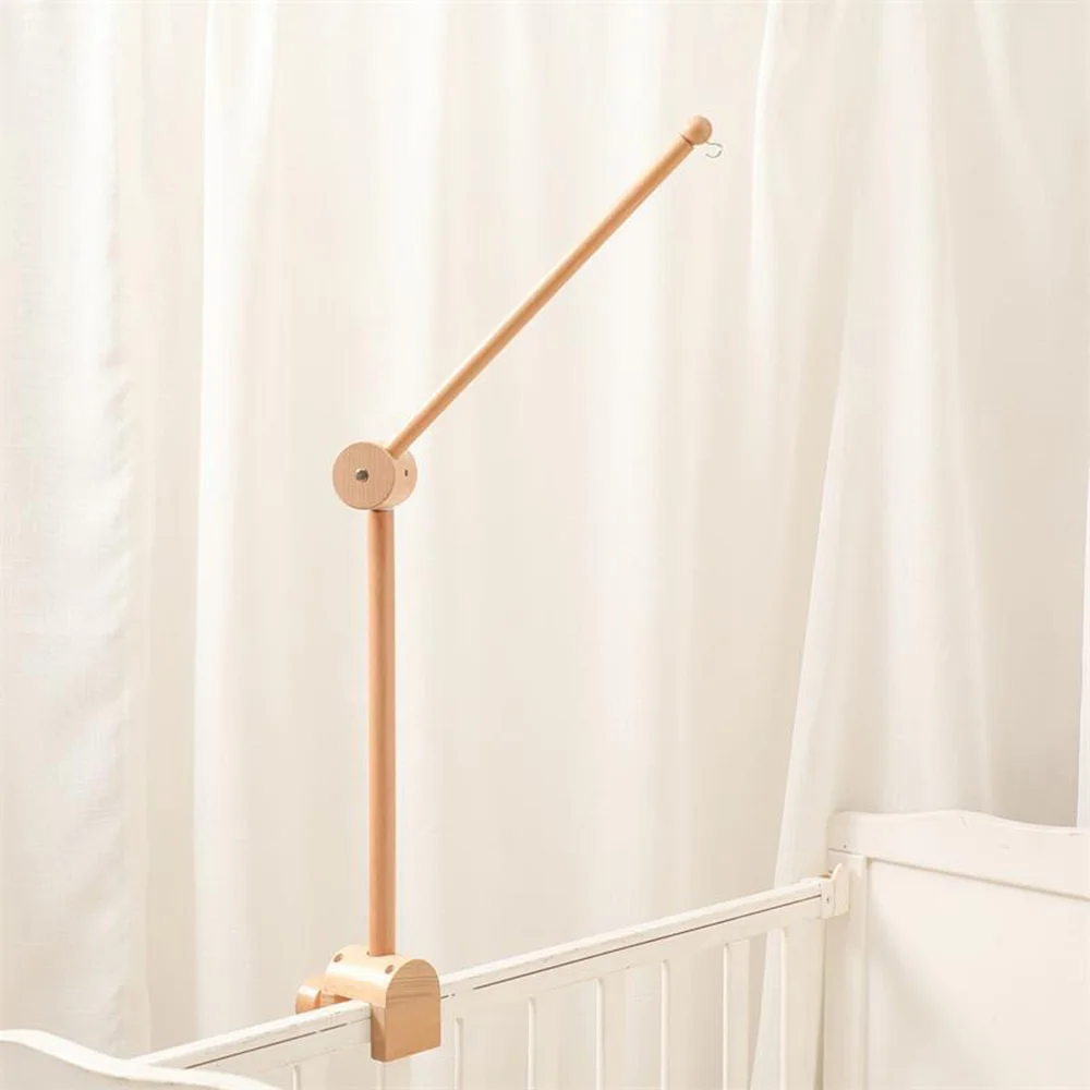 

Wood Rotatable Bed Bell Bracket Wooden Bed Bell Accessories Newborn Toys Wooden Bed Bell Accessories Bed Bell Support