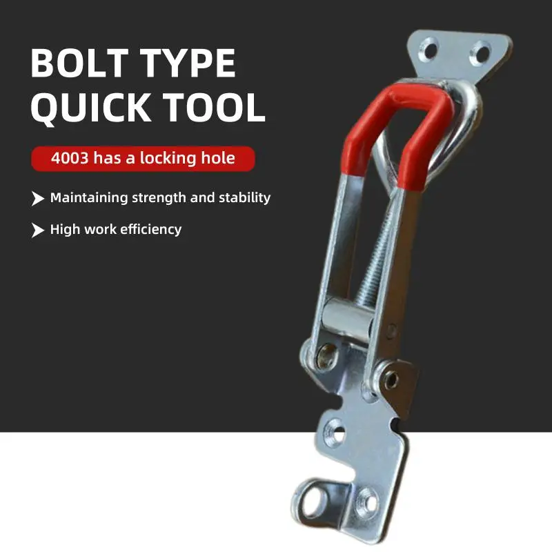 Heavy Duty Toggle Latches Creative Stainless Steel Adjustable For Tool Box Sliding Door Latch Catch Accessories Tools