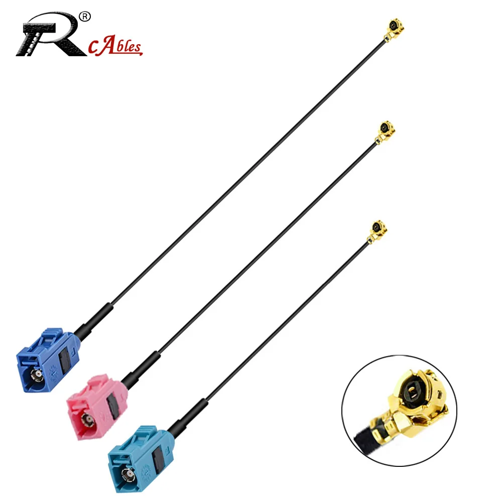 

1PC IPEX Cable Fakra Female to u.FL IPX IPEX1 Female Jack RG1.13MM RF Coaxial Pigtail Antenna Extension Cord for Car Navigation