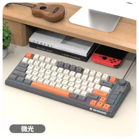 Игровая мембранная клавиатура K81 81 клавиша RGB