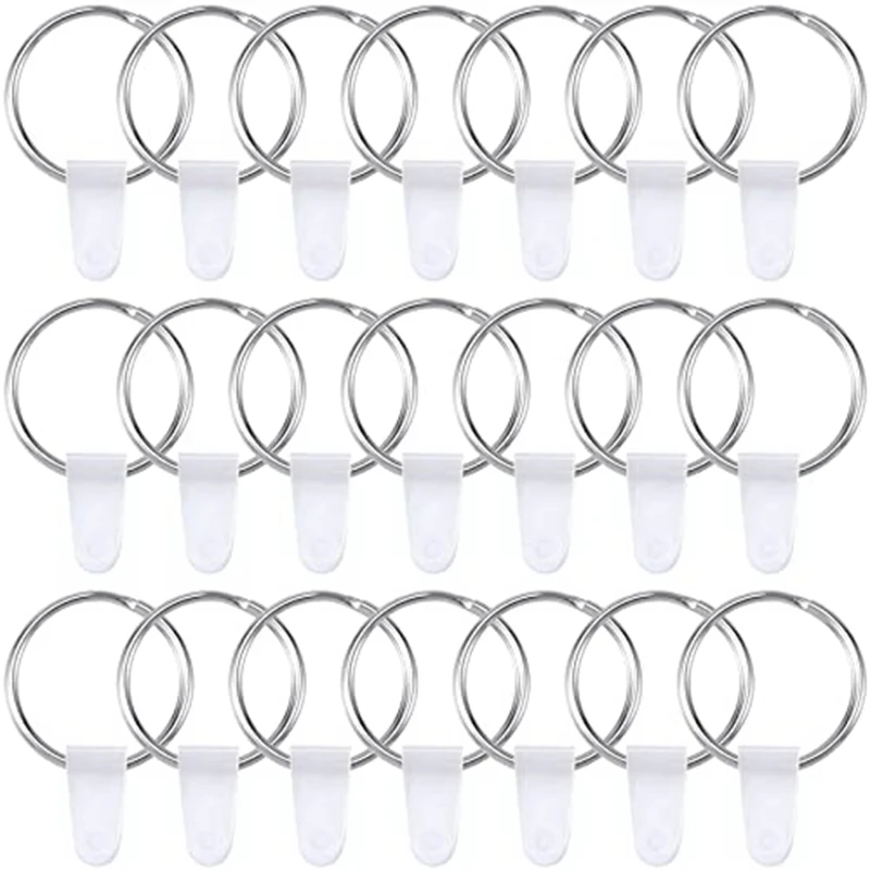 

100 Sets Keychain Rings For Crafts Round Split Key Rings Metal Keychain Connector Blanks Key Rings
