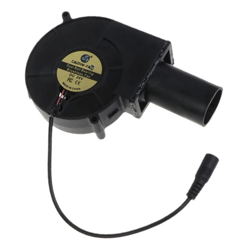 

DC24V 9733 Центробежный турбонагнетатель с большим объемом воздуха, воздуховод для барбекю, пикников, кемпинга, разжигатель для