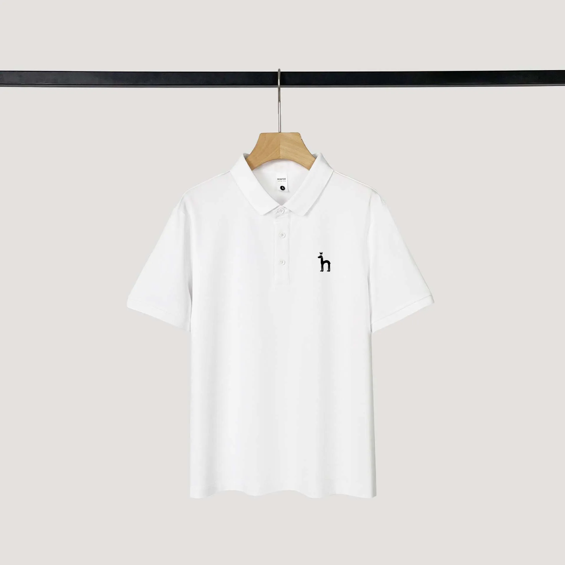 2023 Men's Solid Polo Wear Shirt Lapel HAZZYS Short Sleeved Golf Men Fashion Summer Thin Casual Loose Tops Business Commuting