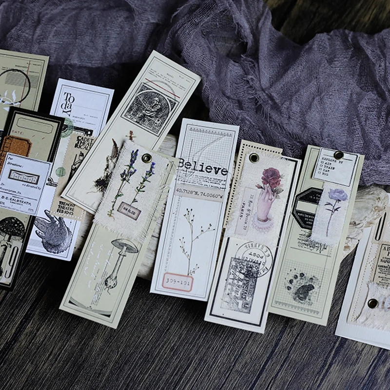 Переводные наклейки в стиле ретро для скрапбукинга эстетической каллиграфии