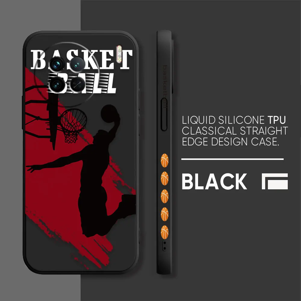 Caricature Painted Basketball Case For VIVO X21I X21S X23 X27 X30 X50 X60 X70 X80 X90 5G PRO PLUS Colour Case Funda Shell Capa