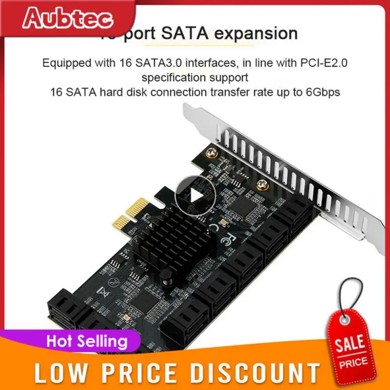 

1/2/3PCS PCIE SATA 4X 1X to 2/8/10 Ports SATA 3.I E Controller pci Express Multiplier Expansion Card 6Gbps Add On Card Riser