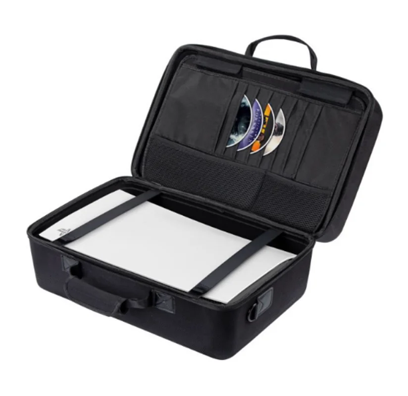 

Storage Bag Carrying Case Hard Shell EVA Protect for PS5 Waterproof Shockproof Travel Case Shoulder Bag for Sony Playstation 5