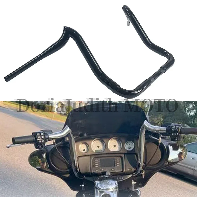 Для Harley CVO TriGlide Street Glide Electra Standard 2014-2023 мотоцикл на заказ 1-1/2 Rhino Horn Bagger обезьяна руль