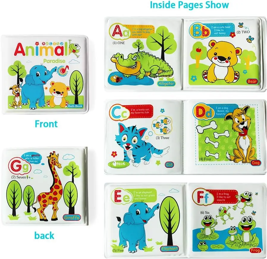 Детская ванной Игрушки для ванны плавающие водонепроницаемые Обучающие