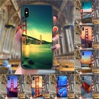 mobile phone covers case for redmi note 10 9 9s 9t 8 8t 7 6 5 5a 4 pro max 4g 5g golden gate bridge affordable