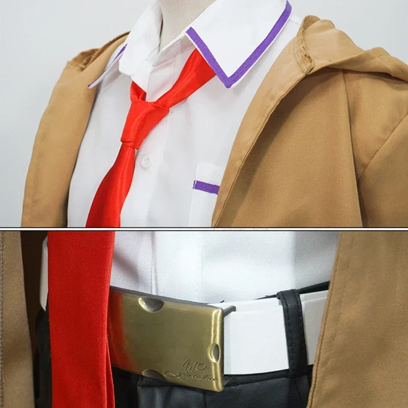 Cosbao Steins Gate Косплей Костюм Парик Японское Аниме Игра Курису Макисе Униформа