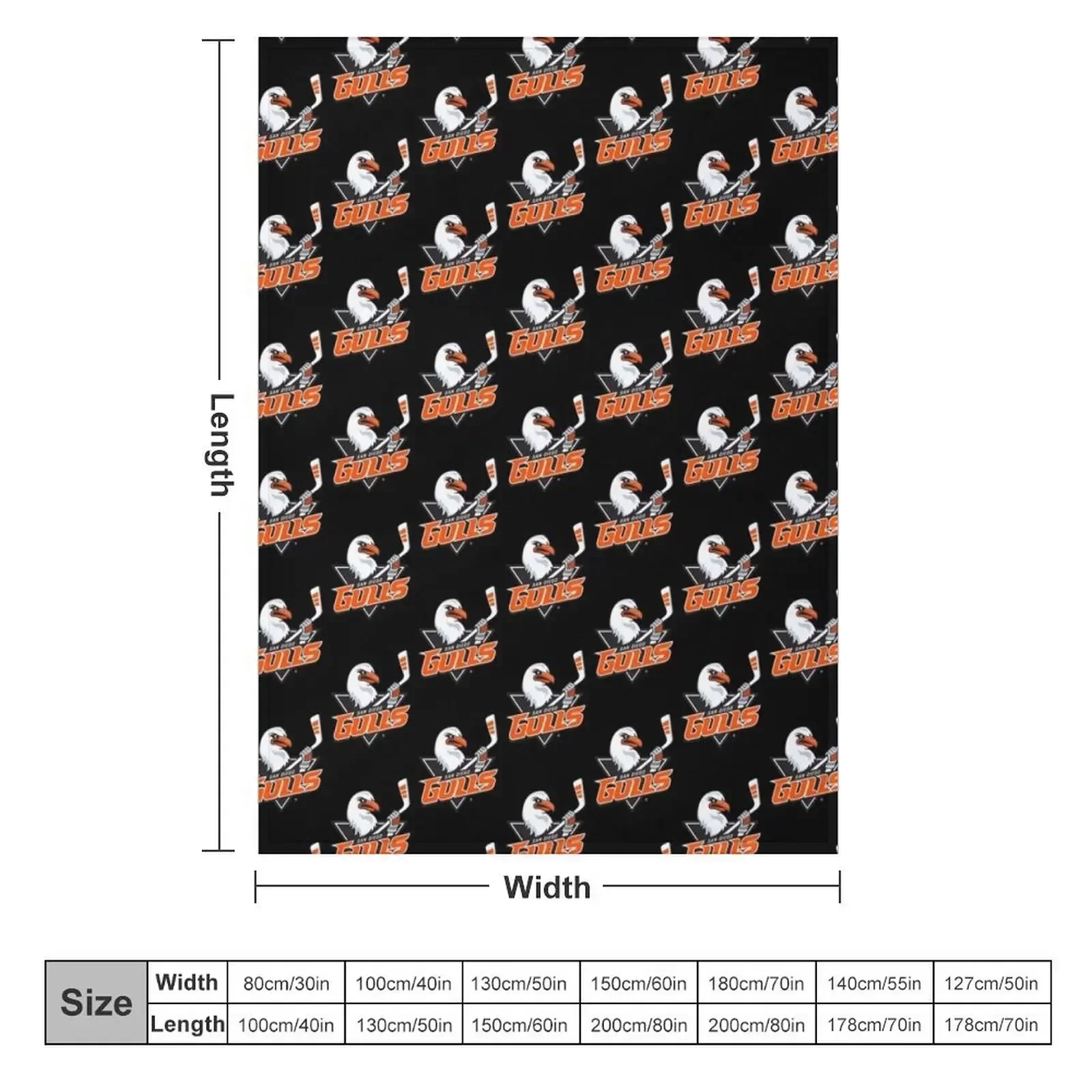 Одеяло Gulls Сан-Диего большие детские одеяла для одеял кровати