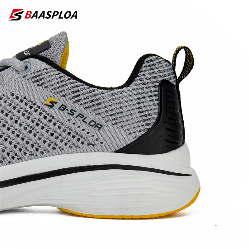 Bassploa Men Sport Shoes 2023 New Spring Fashion Running Shoes Mesh Breathable Lightweight Casual Sneakers for Men Free Shipping