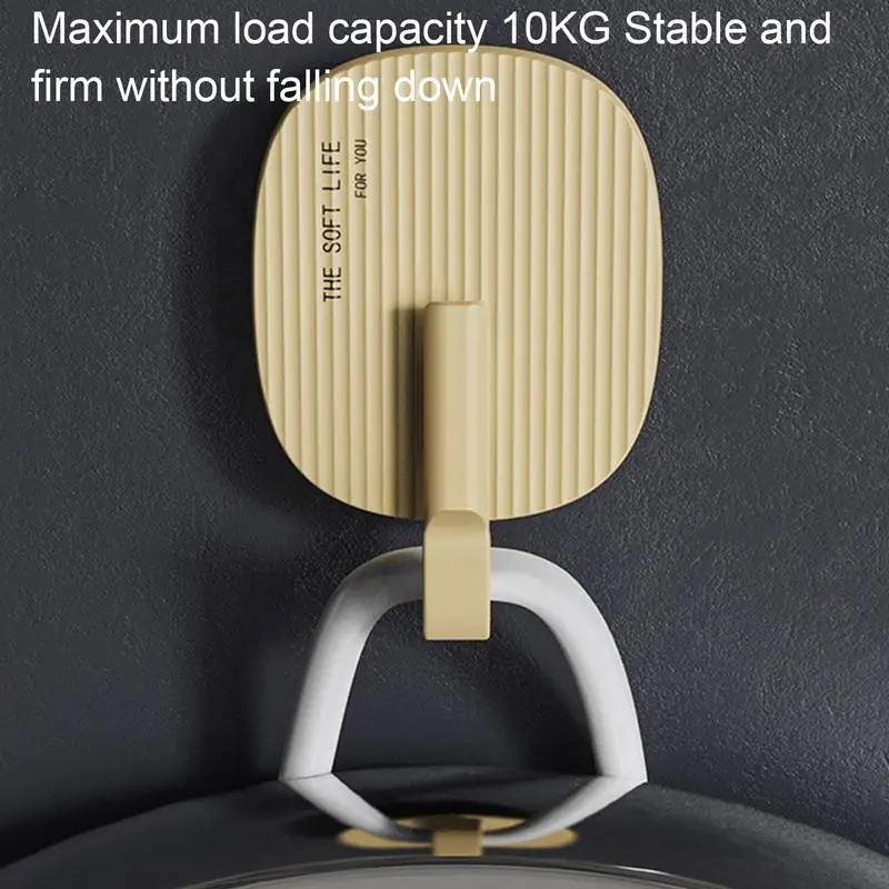 

Bathroom Towel Hooks Punch-Free Convenient Towel Holder Coat Hooks For Wall 4 Pcs Convenient Towel Holder Bathroom Accessories