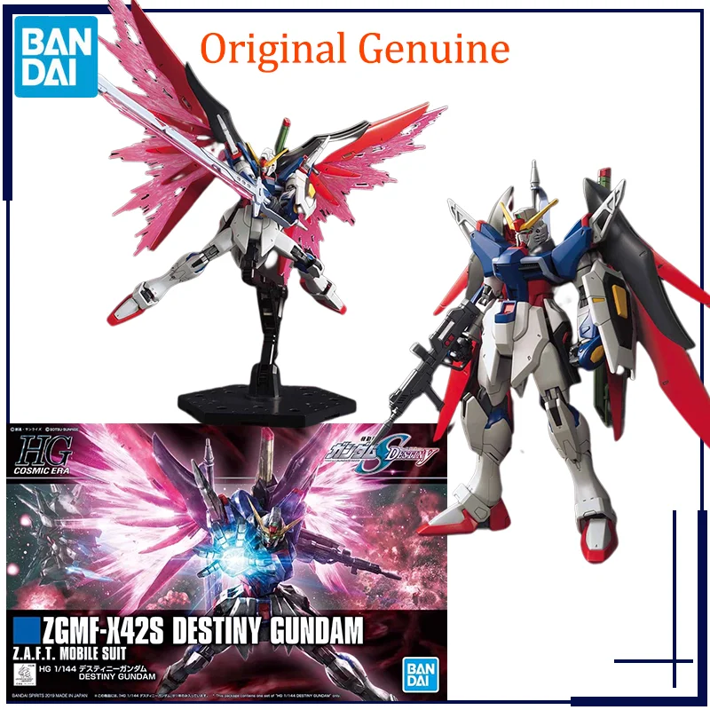 Оригинальный оригинальный ZGMF-X42S телефон HGCE 1/144 Bandai Аниме Модель игрушки экшн-фигурки подарки коллекционные украшения для мальчиков