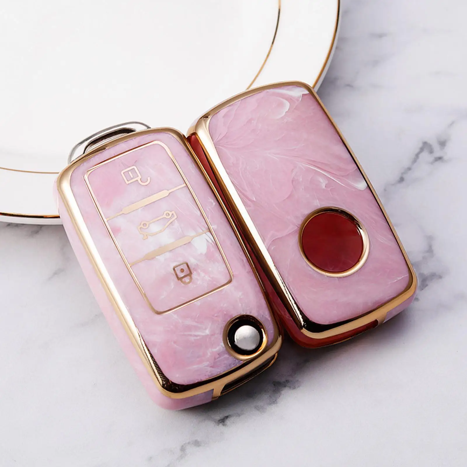 

Чехол из ТПУ с нефритовым рисунком для автомобиля Eco Kuga Fiesta C-max 2 Falcon B-max Ecosport Escape Sport V1e5