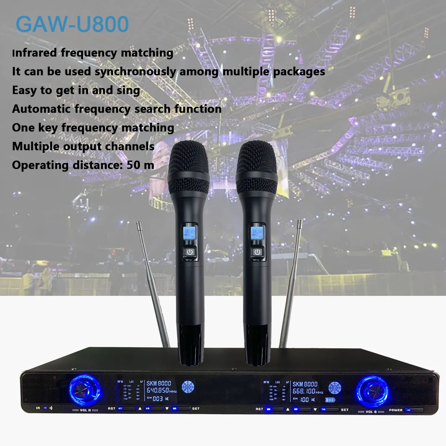 Беспроводной микрофон GAW-U8000