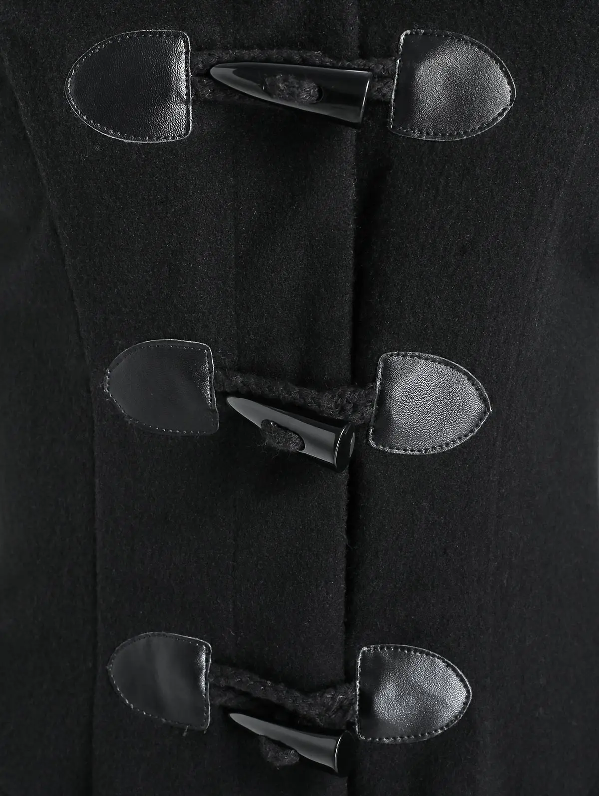 Dressfo 2024 модное женское черное пальто Топы с капюшоном рогами переключающееся