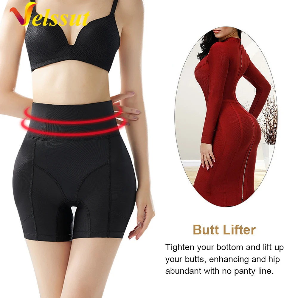 Velssut Women Butt Lifter Shapewear Panties Women Body Shaper Hip Enhancer Shaper Panties High Waist Belly Shaper Underwear